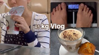 45 kg Vlog | -7.55kg, Samyang Buldak Cheese, Eating congee, oats, banana and milk cause I was sick, 45 kg Vlog | -7.55kg, Samyang Buldak Cheese, Eating congee, oats, banana and milk cause I was sick,