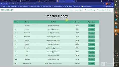 Sparks Foundation - Task 1 Basic Banking System