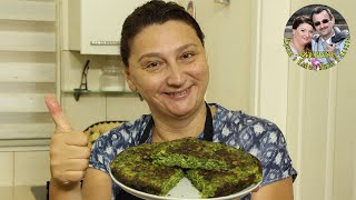 Запеканка-Омлет, из зелени и яиц  «Кюкю Сабзи» Персидская кухня.  Вкусно, быстро и полезно.
