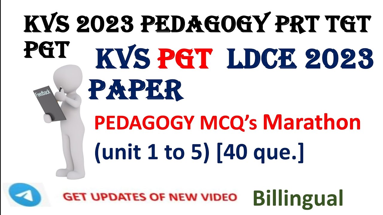 kvs pgt ldce paper Pedagogy mcqs | kvs pgt ldce paper | kvs pgt ldce Pedagogy mcqs | 
