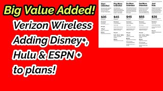 Verizon adds Hulu Disney ESPN at no cost T-Mobile in trouble
