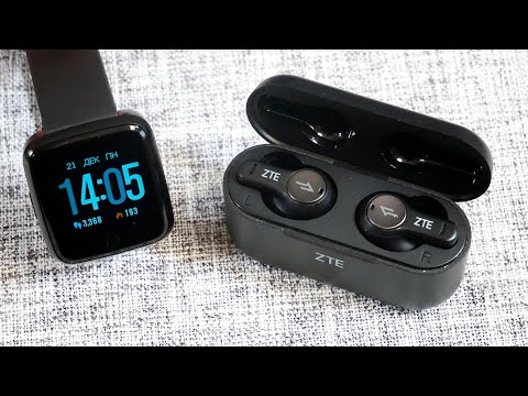 Наушники ZTE LiveBuds и часы ZTE Y8