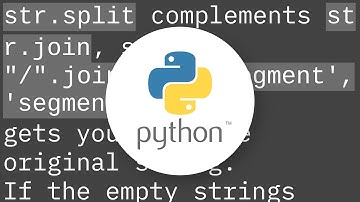 Why are empty strings returned in split() results?