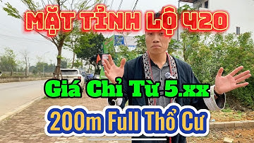 Bán Đất tỉnh lộ 420,gần Vành Đai Công Nghệ,quốc lộ 21A,Giá RẺ hơn20% tại Bình Yên,Thạch Thất,Hoà Lạc