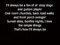 Tim McGraw How I'll Always Be Lyrics