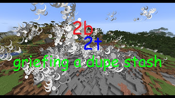 2b2t - Destroying a Small Dupe Stash