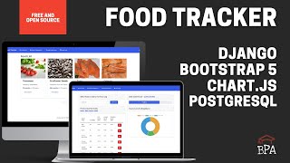 Food Tracking Web App Project | Django & Bootstrap | Free Download screenshot 3