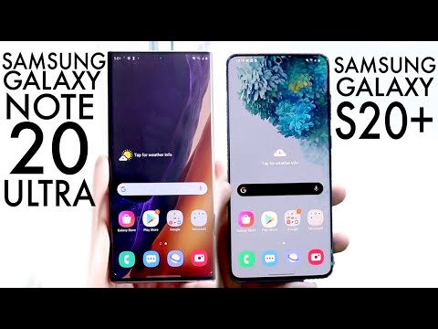 Samsung Galaxy Note 20 Ultra Vs Samsung Galaxy S20+! (Comparison) (Review)