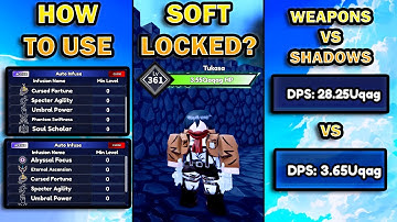 How To Use The Auto Infuser/Enchanter, 363 Soft Lock, and Weapons VS Shadows in Arise Crossover