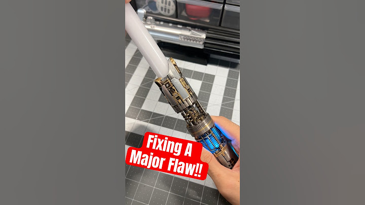 Fixing a MAJOR Flaw in My Most Expensive Lightsaber