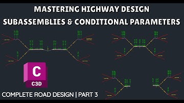 Create Subassemblies & Conditional Parameters in Civil 3D 2025