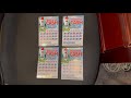 Four $5 Blast of Cash Tickets from the CA Lottery - 5/16/2024