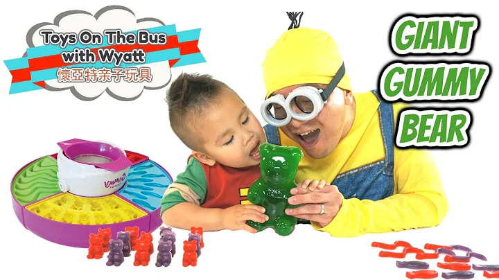 GIANT Gummy Bear Candy Maker DIY Gummy Candy Molds Candy Review