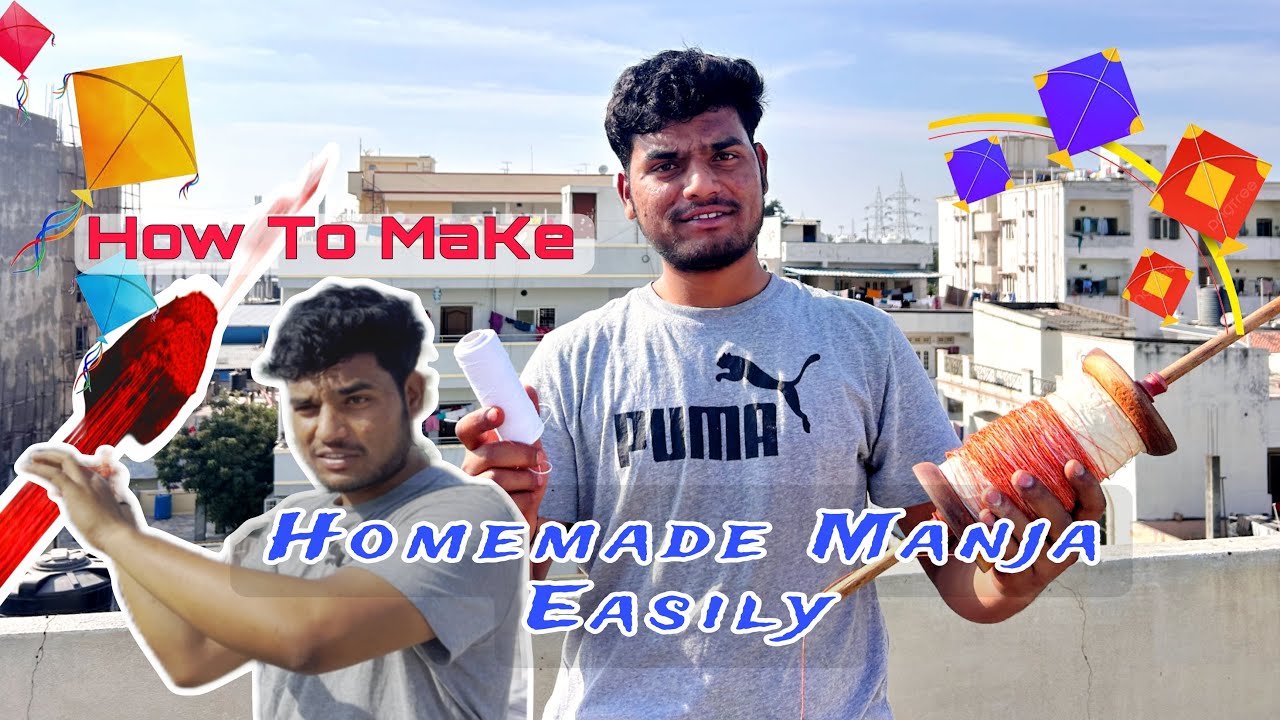 How To Make Manjha At Home Easily😱🤯🥵 || "Must Watch Homemade Manjha"💰 || 