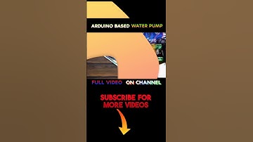 Arduino Based Water Pump ⛽#shorts #arduino #trending #techbots