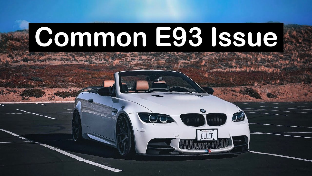 E93 Roof Rattle Fix: Common Problem on BMW 3 Series Convertible 