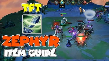 ⚔️ How does Zephyr Work in TFT? Teamfight Tactics Item Guide