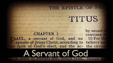 75. A Servant of God