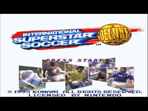 1995 International SuperStar Soccer DELUXE Intro (SNES)