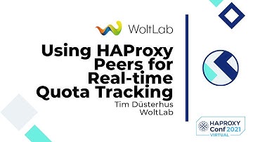 Using HAProxy Peers for Real-time Quota Tracking - Tim Düsterhus