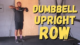 Movement Demo | Dumbbell Upright Row