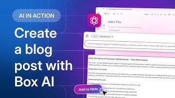 From Blank Page to Blog Post: Creating Content Instantly with Box AI