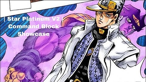 Star Platinum V2 | MCPE/MCBE Command Block Showcase |