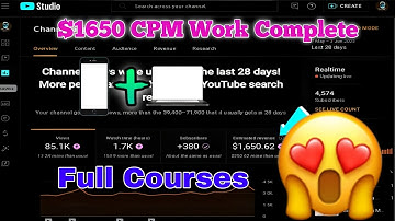 CPM Trick 2023 Complete Tutorial with Proof | Paid CPM work 2023 | New CPM Trick 2023