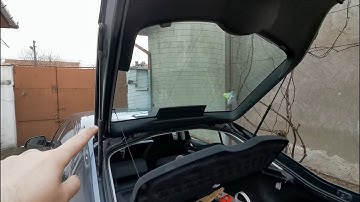 Skoda Octavia 2 Facelift - How to replace the trunk gas struts