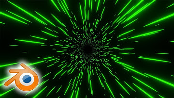 #4 Blender Tutorial: Speed Lines Tunnel, Manga Speed Action Lines In Blender 2.9 ❤ Blender Tutorial