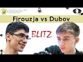 Lucky win by Daniil Dubov vs Alireza Firouzja | World Blitz Championship 2019 |