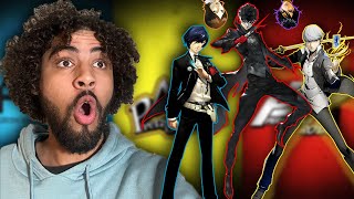 ALL PERSONA GAME OPENINGS REACTION !!!