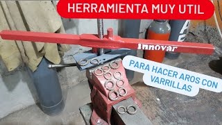 Maquina para hacer Aros para Herreria Artesanal..♻