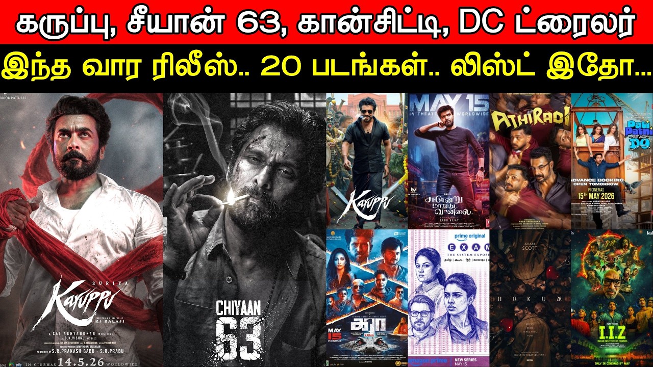 Film Talk | Karuppu, Chiyaan 63, DC Trailer, Weekend Release - 20 Movies Complete List