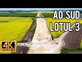 Autostrada A0 Sud Lot 3 Filmat Complet. Aktor Situatie Lucrari Infrastructura 7.5.2023. 4K Drone