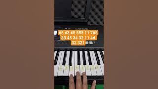 tabola bale (piano easy) #piano #pianotutorial #tabolabale #lagu