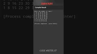 c++pattern program tutorial video || #shorts #shortvideo #youtubeshorts #coding