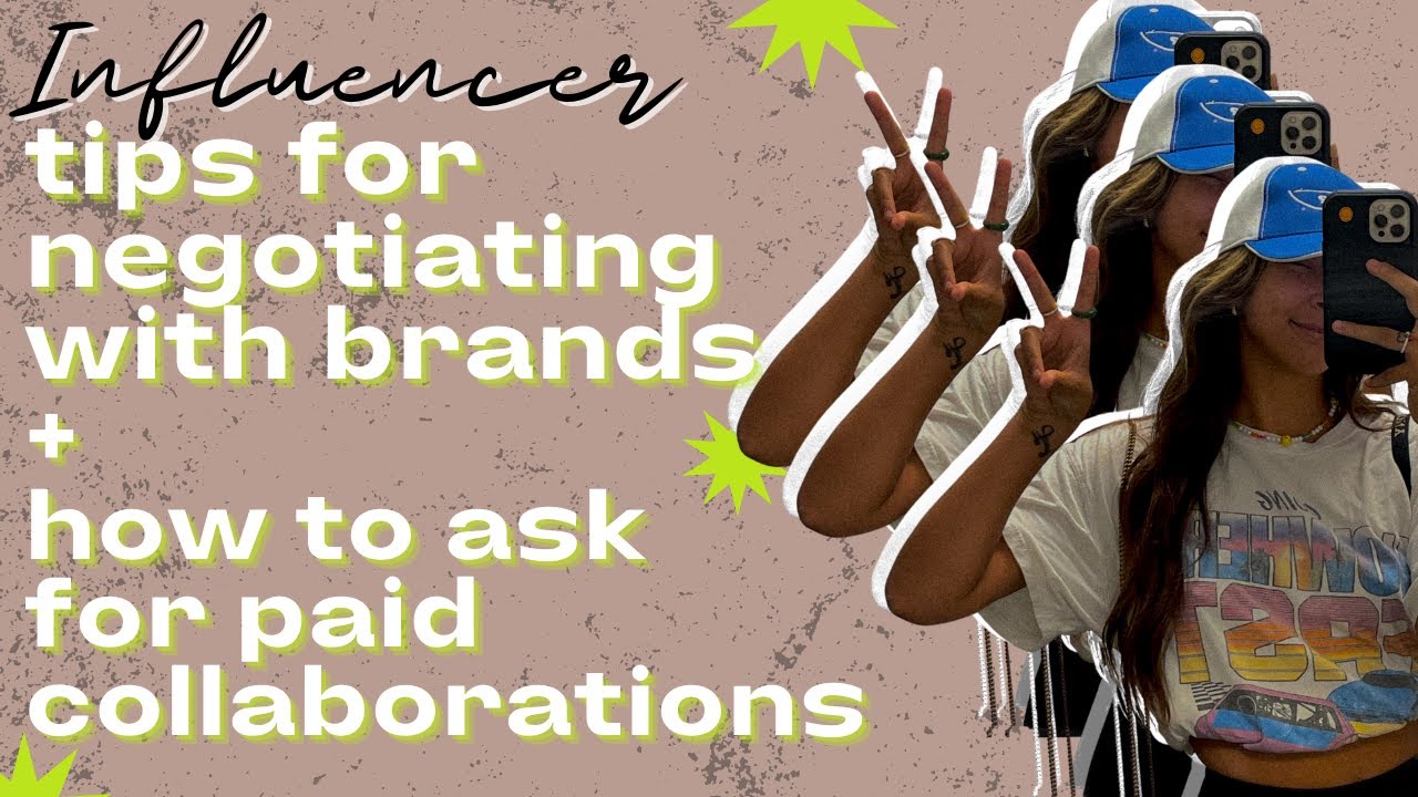 HOW TO NEGOTIATE YOUR RATES AS AN INFLUENCER | Get Paid What You're
