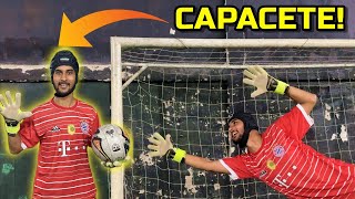 HARISTON É O NOVO GOLEIRO DE CAPACETE DO TIME RIKINHO - DEFENDEU MUITO?