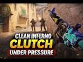Clean Inferno Clutch Under Pressure 🎯 #cs2 #counterstrike2