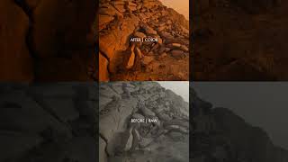 Martian Landscapes: Before And After Color Grading🪐
