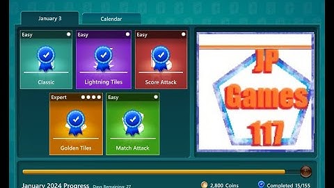 Microsoft Mahjong Daily Challenge Jan 3, 2024 all puzzles solved
