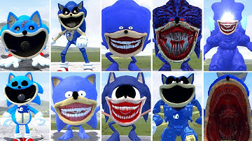 EVOLUTION OF ALL NEW SONIC SMILING CRITTERS POPPY PLAYTIME CHAPTER 3 In Garry