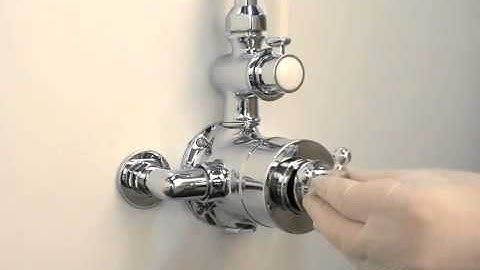 Hudson Reed USA Twin/Triple Type Shower Calibration