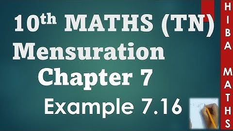 10th maths chapter 7 example 7.16 TN samacheer hiba maths