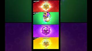 MYTHIC💫LEGENDARY AND HYPERCHARGE STAR DROP IN BRAWL STARS #brawlstars #supercell