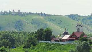 На берегу Свияги.  Село Исаково.