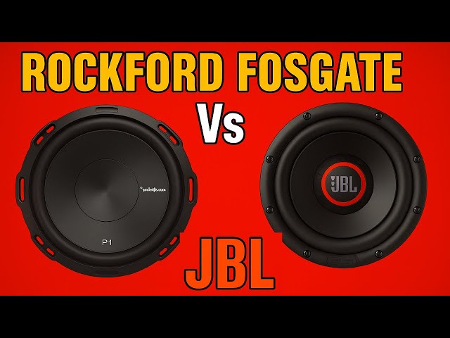 Rockford Fosgate Vs JBL Car Subwoofers - YouTube