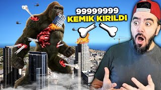 BÜYÜK KING KONG'UN KEMIKLERINI KIRDIM  GTA 5 MODS