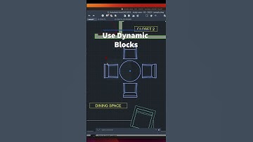 AutoCAD Mac Dynamic Block - Round Table with Chairs - Autocad 2023 For Mac